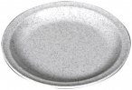 Waca - Melamin Teller flach - Geschirr Gr Ø 23,5 cm grau