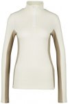 We Norwegians - Women's Tryvann Colblock Zipup - Merinounterwäsche Gr L weiß/b