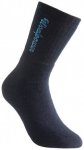 Woolpower - Sport Socks 400 Logo - Wandersocken 40-44 blau/schwarz