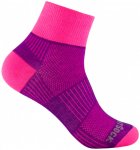 Wrightsock - Coolmesh II Quarter - Wandersocken 34-37 rosa