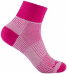 Wrightsock - Coolmesh II Quarter - Wandersocken 37,5-41 rosa