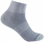Wrightsock - Coolmesh II Quarter - Wandersocken 34-37 grau