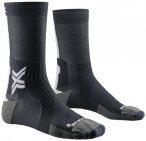 X-Socks - Bike Perform Crew - Radsocken 35-38 grau/schwarz
