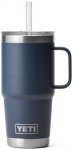 Yeti Coolers - Rambler Straw Mug - Isolierbecher Gr 1035 ml blau/grau