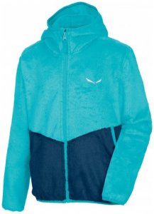 Salewa - Kid's Puez Furry PL FZ Hdy - Fleecejacke Gr 104;116;128;152 blau;türkis/blau