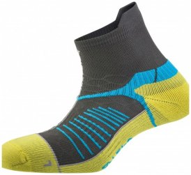 Salewa - Ultra Trainer Socks - Multifunktionssocken Gr 35-37 schwarz/gelb