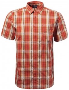 Sherpa - Seti S/S Shirt - Hemd Gr M rot/beige