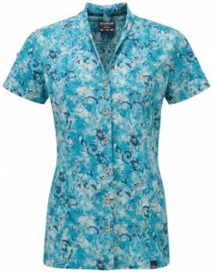 Sherpa - Women's Minzi S/S Shirt - Bluse Gr XL türkis/grau/blau