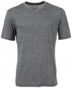 SuperNatural - Base V-Neck Tee 140 - Merinounterwäsche Gr L;S;XL;XXL schwarz