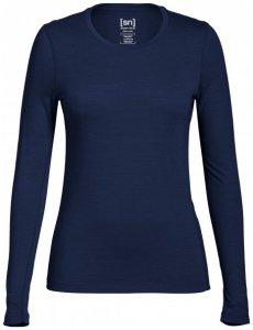 SuperNatural - Women's Base L/S 175 - Merinounterwäsche Gr M blau