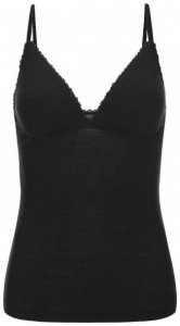 SuperNatural - Women's Vivien Rib Top 165 Gr S schwarz