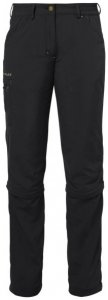 Vaude - Women's Farley ZO Capri Pants - Trekkinghose Gr 44 - Short schwarz