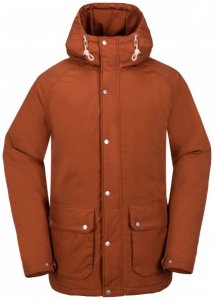 Volcom - Wenson Winter Parka - Winterjacke Gr L;XL schwarz;rot/braun