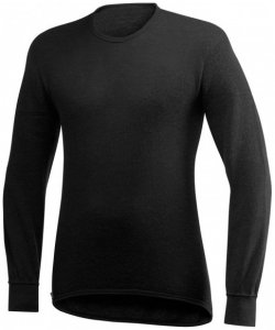 Woolpower - Crewneck 200 - Longsleeve Gr L schwarz