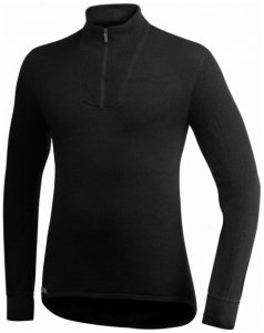 Woolpower - Zip Turtleneck 200 - Longsleeve Gr XL schwarz