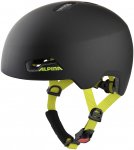 Alpina Kinder Hackney Fahrradhelm (Größe 47-51CM, schwarz)