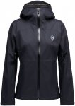 Black Diamond Damen Fineline Stretch Shell Jacke (Größe M, schwarz)