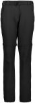 CMP Damen Long Zip Off Hose (Größe XL, schwarz)