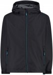 CMP Kinder Boys Rain Hoodie Jacke (Größe 104, grau)