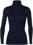 Icebreaker Damen 260 Tech Half Zip Longsleeve (Größe XS, blau)