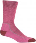 Icebreaker Damen Hike+ Medium Crew Socken (Größe 35 , pink)