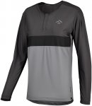 IXS Damen Flow XTG Longsleeve Henley Trikot (Größe XL, grau)