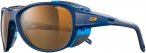 Julbo Explorer 2.0 Reactiv High Mountain Gletscherbrille (Größe One Size, blau