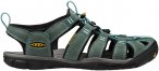 Keen Damen Clearwater CNX Leather Sandale (Größe 38.5, gruen)