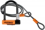 Kryptonite Evolution Mini-7 mit Kryptoflex Fahrradschloss (Größe 120CM, schwar