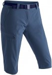 Maier Sports Damen Inara Slim Capri Hose (Größe S, blau)