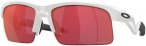 Oakley Kinder Capacitor Sportbrille (Größe One Size, weiss)