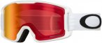 Oakley Kinder Line Miner Youth Prizm Skibrille (Größe One Size, matte white/pr
