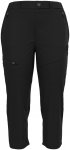 Odlo Damen Ascent Light 3/4 Hose (Größe M, schwarz)