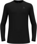 Odlo Herren Merino 160 Crew Neck BI Longsleeve (Größe XXL, schwarz)