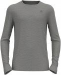 Odlo Herren Merino 200 Crew Neck Longsleeve (Größe XL, grau)