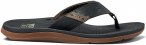 Reef Herren Santa Ana Sandale (Größe 45, schwarz)