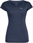 Salewa Damen Puez Melange Dry T-Shirt (Größe L, blau)
