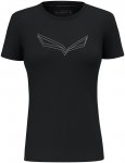 Salewa Damen Pure Eagle Frame Dry T-Shirt (Größe L, schwarz)