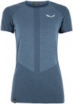 Salewa Damen Zebru Responsive T-Shirt (Größe XS, blau)