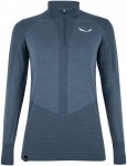 Salewa Damen Zebru Responsive Zip Longsleeve (Größe L, blau)