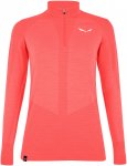 Salewa Damen Zebru Responsive Zip Longsleeve (Größe S, orange)