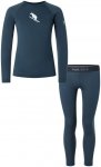 Super.Natural Kinder Tundra175 Flear Unterwäsche Set (Größe 152, blau)