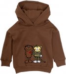 Bavarian Caps Kinder Tiger&Bär Hoodie (Größe 80 , braun)