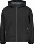 CMP Kinder Boys Rain Hoodie Jacke (Größe 116, schwarz)
