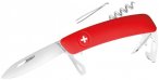 Swiza - Schweizer Messer D03 AB - Messer Gr 7,5 cm weiß/rot