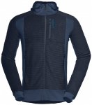 Norrøna - Falketind Alpha120 Zip Hood - Fleecejacke Gr M blau