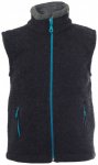 Reiff - Kid's Fleeceweste Colori - Merinoweste Gr 86/92 schwarz