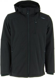 CMP M Jacket Zip Hood Softshell Comfort FIT Long | Herren Freizeitjacke