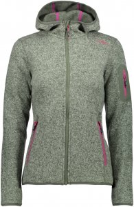 CMP W FIX Hood Jacket Knitted Classic | Damen Freizeitjacke