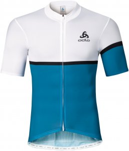 Odlo M Stand Up Collar S/S Full-Zip Kamikaze | Größe S,M,L | Herren Kurzarm-Shirt